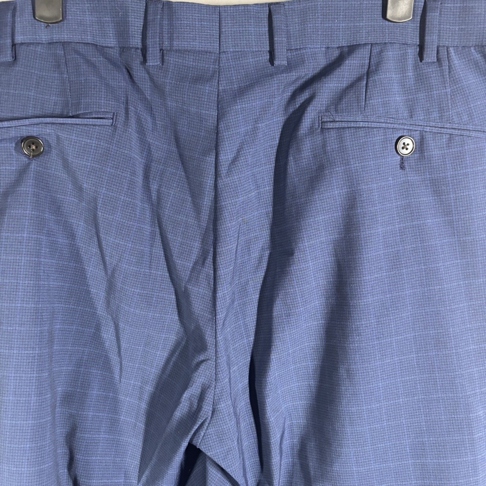 Polo Ralph Lauren Pants Men 38 x 30 Blue Flat Front Dressy Preppy Trousers - Picture 4 of 6